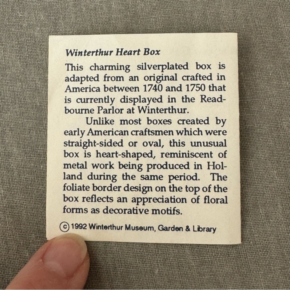REED & BARTON Vintage Silverplate Trinket Heart Box Engraved “HSJ” or “HJS” - Picture 11 of 14